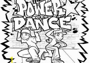 Kids Dance Coloring Pages Hip Hop Dance Coloring Pages