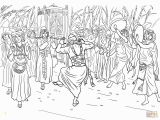 Kids Dance Coloring Pages King David Dancing before the Ark Of the Covenant Coloring