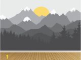 Kids Mountain Wall Mural Wall Decals Mountain Wall Decal Wall Mural Sticker Mountains