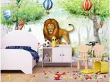 Kids Wall Mural Wallpaper Customized 3d Murals Wallpapers Home Decor Wall Paper Animal Story Animal Park Cartoon Children S Room Kids Room Background Wall Nature Desktop