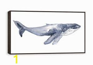 Killer Whale Wall Murals "humpback Whale Youth" by Lot26 Studio Framed Printed Canvas Wall Art