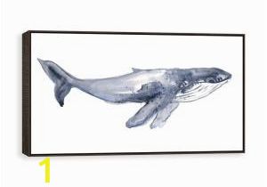 Killer Whale Wall Murals "humpback Whale Youth" by Lot26 Studio Framed Printed Canvas Wall Art