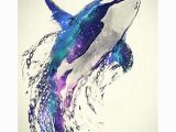 Killer Whale Wall Murals Rumas Full Diamond Canvas Cross Stitch ornament 5d