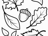 Kindergarten Fall Coloring Pages Fall Coloring Pages for Kids Fall Leaves and Acorn Coloring