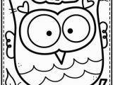 Kindergarten Fall Coloring Pages Owl Coloring Page