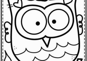 Kindergarten Fall Coloring Pages Owl Coloring Page