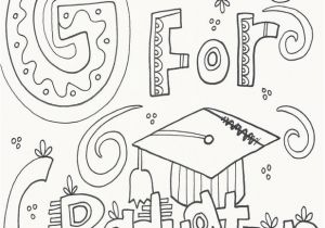 Kindergarten Graduation Coloring Page Graduation Coloring Pages Doodle Art Alley