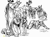 King David Coloring Pages for Kids Manna From Heaven Coloring Page