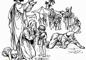 King David Coloring Pages for Kids Manna From Heaven Coloring Page