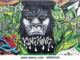 King Kong Wall Mural Street Graffiti King Kong Stock Alamy