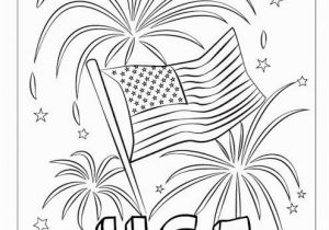 Kirby Buckets Drawings Coloring Pages Happy Fourth Usa Fireworks Coloring Page Free Printable