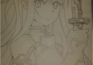 Kirito and asuna Coloring Pages Sword Art Line asuna Line Art by Joe Ball Drawing Anime