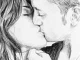 Kissing Lips Coloring Pages First Kiss Pencil Drawing Art & Graphy