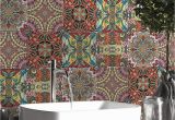 Kitchen Mural Wall Tiles Amazon Decorson Arabic Style Mural Kitchen Bathroom