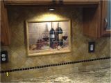 Kitchen Mural Wall Tiles Bread and Wine Tile Mural