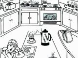 Kitchen tools Coloring Pages Kitchen Coloring Page Coloring Page Kitchen Kitchen Safety Colouring