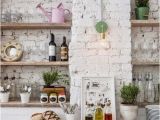 Kitchen Wall Ideas Mural Exposed Brick Wall Kitchen Ideas Pinterest