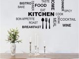 Kitchen Wall Mural Ideas Decalmile Kitchen Food Quotes Wall Decals Black Wall Letters Stickers Dining Room Kitchen Wall Art Decor