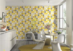 Kitchen Wall Mural Ideas Rasch Hot Spots Yellow Wallpaper