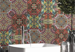 Kitchen Wall Murals Tile Amazon Decorson Arabic Style Mural Kitchen Bathroom
