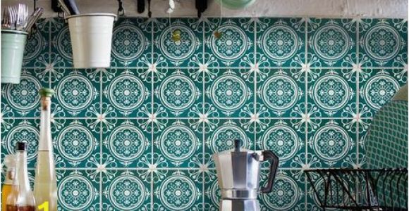 Kitchen Wall Murals Tile Moroccan Tile Sticker Tile Sticker Tile Traditionally