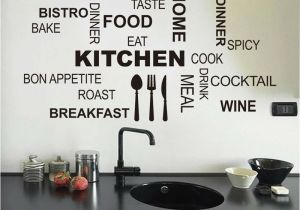 Kitchen Wall Murals Wallpaper Fashion Creative Diy Wall Stickers Kitchen Decal Home Decor