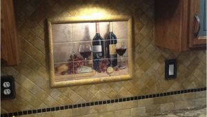 Kitchen Wall Tile Murals Bread and Wine Tile Mural