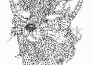 Kitsune Coloring Pages 102 Best Fox Coloring Pages Images On Pinterest