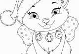 Kitty Cat Christmas Coloring Pages Kitty Cat Christmas Coloring Pages Free