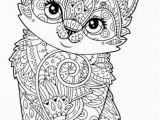 Kitty Cat Coloring Pages for Adults Kitten to Print Cat Coloring Pages Free Printable Awesome