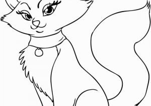 Kitty Cat Coloring Pages Printable Princess Cat Coloring Page Coloring Home