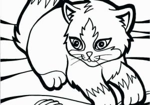 Kitty Cat Coloring Pages to Print Elegant Cute Kitten Coloring Pages