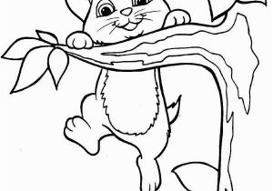 Kitty Cat Coloring Pages to Print Kitty Cat This Active Kitty Cat Playing On A Tree Branch Coloring