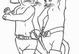 Kitty softpaws Coloring Pages Puss In Boots and Kitty Coloring Pages for Kids Printable Free
