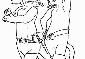 Kitty softpaws Coloring Pages Puss In Boots and Kitty Coloring Pages for Kids Printable Free