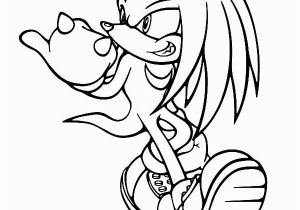 Knuckles Coloring Pages Chaos Color Page