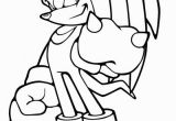 Knuckles sonic the Hedgehog Coloring Pages Knuckles In sonic the Hedgehog Coloring Page Free to Print