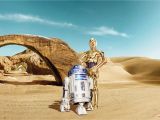 Komar Stone Wall Mural Wall Mural "star Wars Lost Droids" From Komar