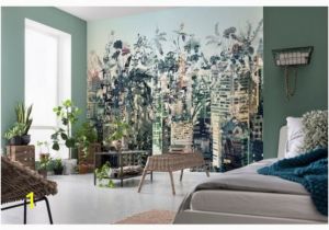 Komar Wall Mural Installation Wall Mural Komar Urban Jungle Od Glix