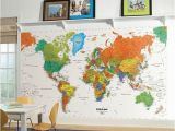 Komar World Map Wall Mural Diy Deko Mit Globen Und Dekoideen Mit Weltkarten – 44