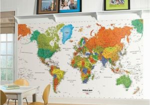 Komar World Map Wall Mural Diy Deko Mit Globen Und Dekoideen Mit Weltkarten – 44