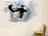 Kung Fu Panda Wall Mural Find More Wall Stickers Information About 1pc Kung Fu Panda 3d Wall