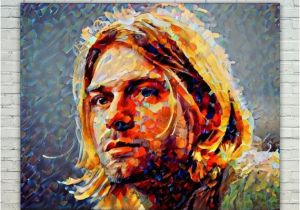 Kurt Cobain Wall Mural Kurt Cobain Kurt Cobain Posterkurt Cobain West Artkurt