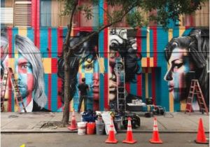 Kurt Cobain Wall Mural Massive 27 Club Mural Painted On Rivington Street Wall