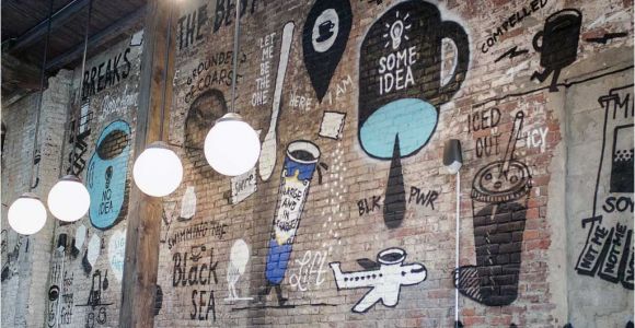 La La Land Wall Mural Early Look Inside La Colombe