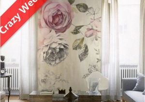 La Maison Wall Mural Floral Komar Decal Wall Murals American Country Style Rose Vintage Non Woven