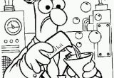 Lab Coloring Pages A Scientist Working In His Lab In Science Coloring Page