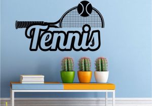 Lacrosse Wall Mural Tennis Wall Decal Wall Vinyl Sticker Racquet Sport Game Interior