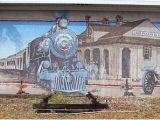 Lake Placid Murals Mural by the Old Railway Station Picture Of Lake Placid Florida