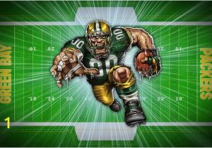 Lambeau Field Wall Mural Football Field Fathead Pumped Packer by Superman8193 On